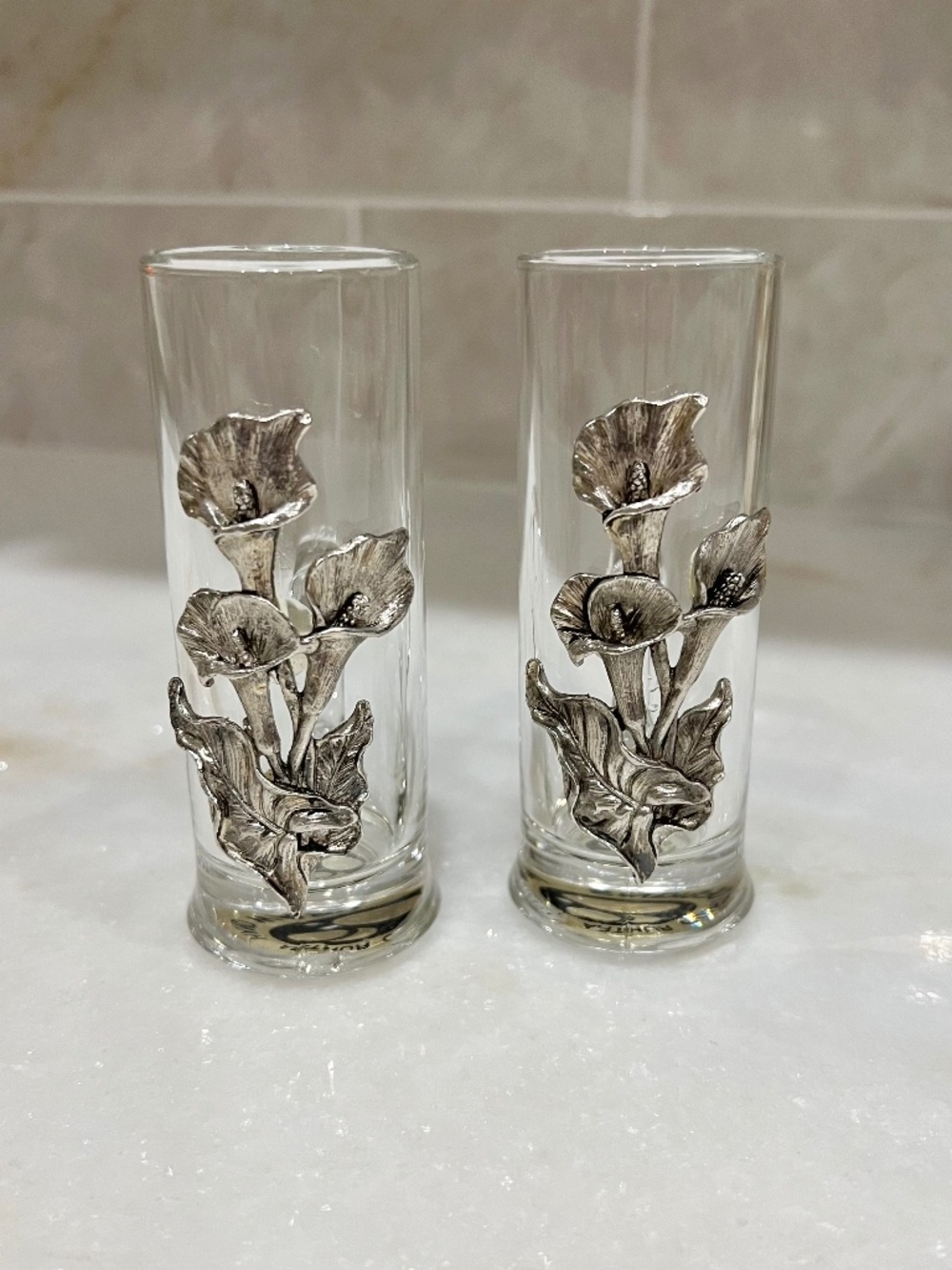 Set of 2 Authentic Arthur Court Cordial / Shot Glasses